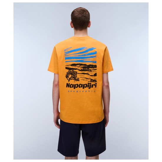 Napapijri Ανδρική κοντομάνικη μπλούζα S-Vignoni Back Print